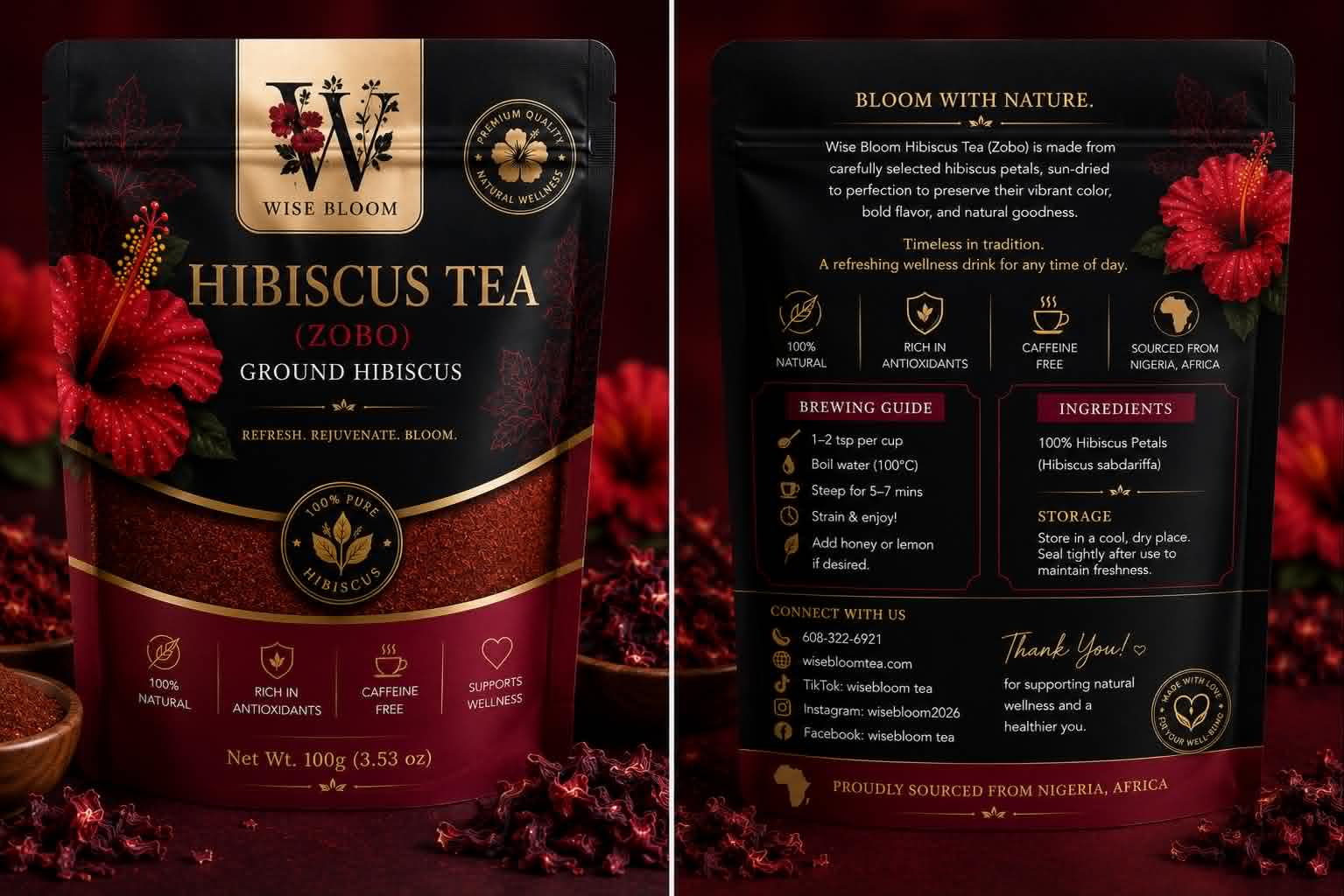 Hibiscus Grounded Tea