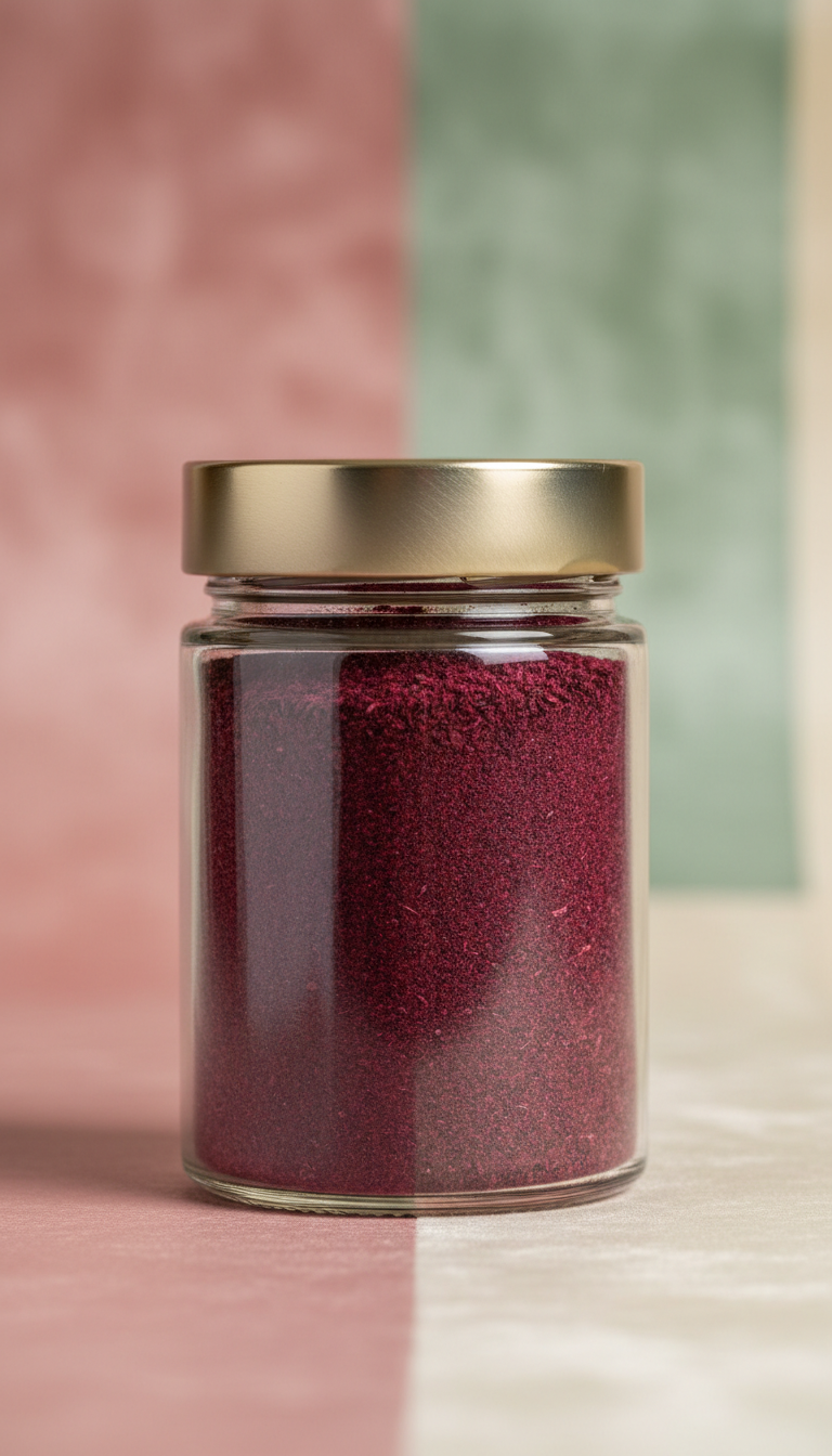 Finely Ground Hibiscus Tea Jar